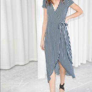 & Other Stories Wrap Dress NWT